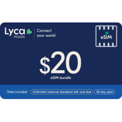 Lyca Mobile $20 eSIM