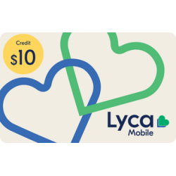 Lyca Mobile Recharge PAYG $10